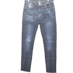 American Eagle Men's Blue Five Pocket Next Level Flex Slim‎ Jeans Size 32 X 34